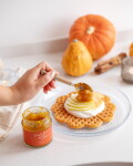 Bella Rose Džem s kořením Pumpkin spice 210 g, oranžová barva, sklo