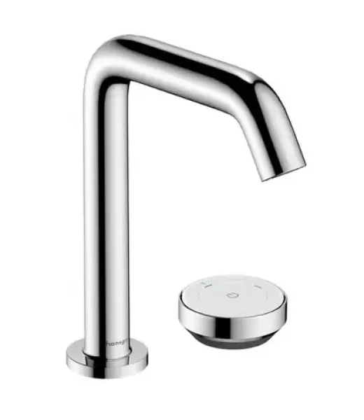Hansgrohe Tecturis S - Umyvadlová baterie s výpustí | 2-otvorová instalace | CoolStart | EcoSmart+ | chrom (73353000)