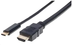Manhattan kabel USB-C na HDMI černá / Kabel / 4K 30Hz / 2 m (151764)