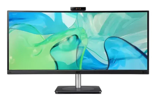 34" Acer CB343CURD černá / Monitor / IPS / 3440x1440 / 60Hz / 4ms / HDMI+DP+USB-C / Kamera (UM.CB3EE.D02)