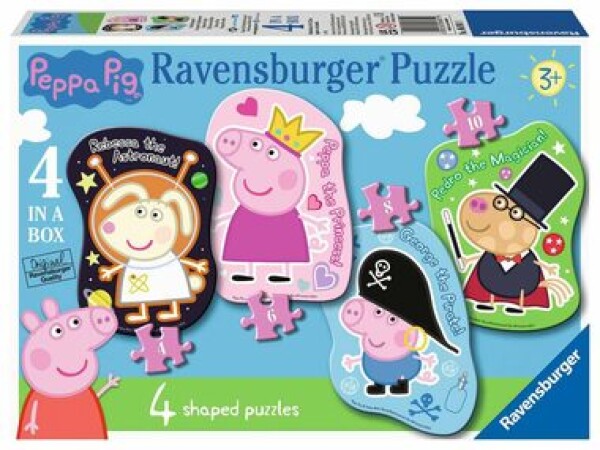 Ravensburger Moje první puzzle Prasátko Peppa 4/6/8/10 dílků