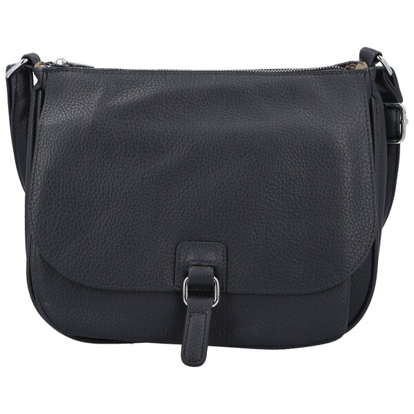 Trendy dámská koženková crossbody kabelka Grácie, tmavě modrá