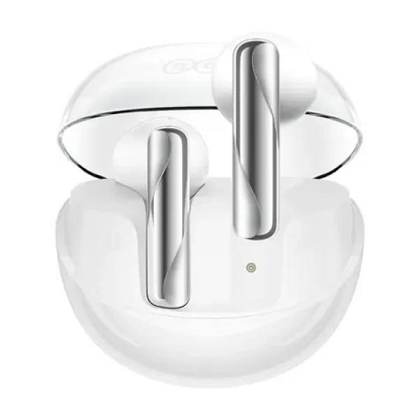 QCY T32 AilyBuds Clear bílá / Bezdrátová sluchátka / TWS / ANC / mikrofon / Bluetooth 5.3 / IPX5 / s dobíjecím boxem (T32 white)