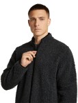 ICEBREAKER Mens Merino 960 RealF High Pile LS Zip, Jet Heather/Black (vzorek) velikost: M