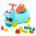 B-Toys Odrážedlo s kostkami Hippo LocBloc