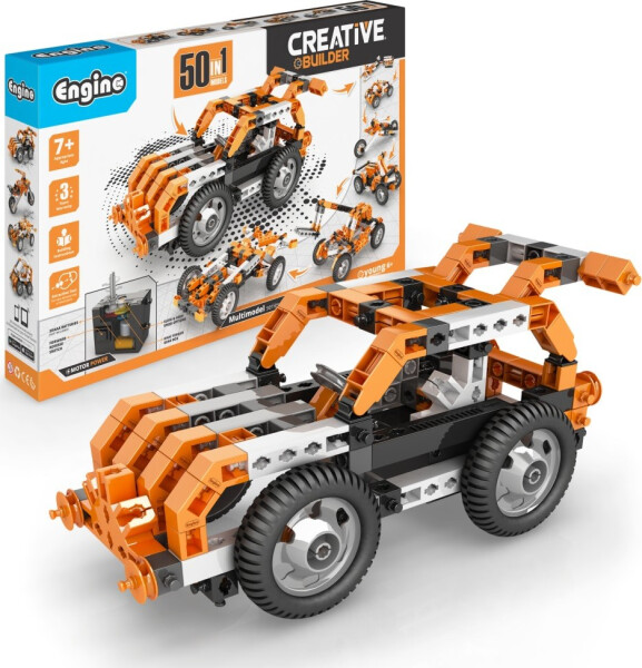 Engino: Creative Builder 50v1 s motorkem - EPEE Engino