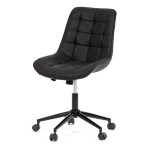 Pracovní židle, výškově nastavitelná, černá látka, KA-V3120 BK3