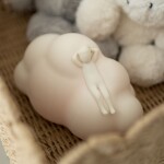 Cam Cam ApS Noční lampička s barevným světlem Cloud Off-White, bílá barva, plast