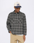 Edwin Ace Shirt LS Black / Grey garment washed L