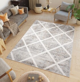 DumDekorace Vintage koberec s jednoduchým vzorem Šířka: 80 cm | Délka: 150 cm