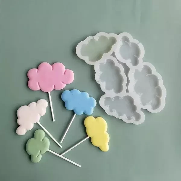 Dortisimo Silikonová forma na lízátka Mráčky (na 5 ks)