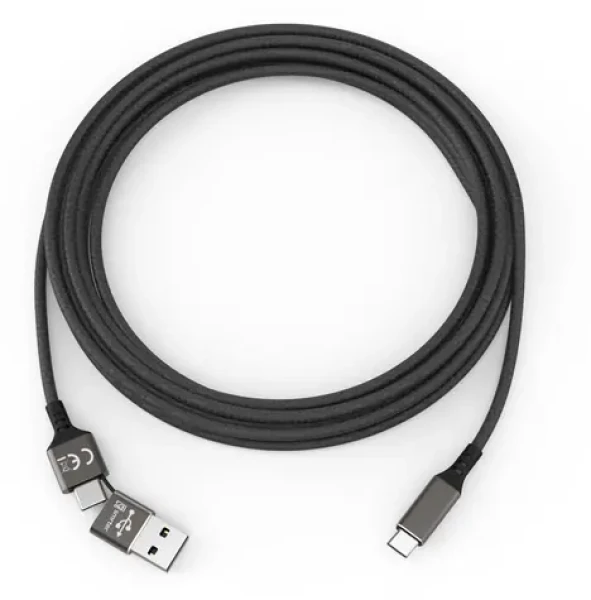 Smrter Speedy černá / Nabíjecí a datový kabel / USB-C / 1 m (SMRTER_SPEEDY_C_BK)