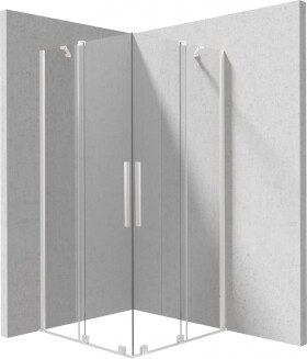 DEANTE - Sprchový kout Prizma bílá, čtvercová, 90x90 cm KPNAP09P09