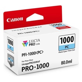 Canon PFI-1000PC, foto azurová (0550C001) - originální kazeta