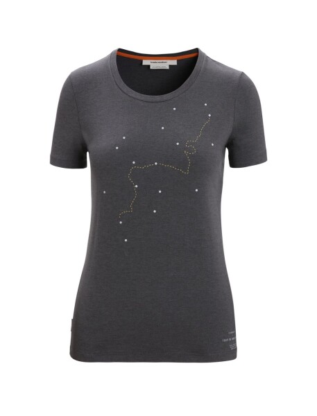 Dámské merino triko krátký rukáv ICEBREAKER Wmns Central Classic SS Tee Tour du Mont Blanc, Monsoon velikost: XS