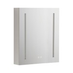 Mereo Koupelnová galerka 60 cm, zrcadlová skříňka, stříbrná CN190P