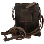 Menší kožená crossbody GW Roseline, tmavě hnědá
