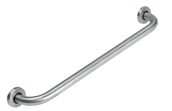 NOVASERVIS - Madlo rovné 700 mm s krytkami kartáčovaná nerez R6670,4