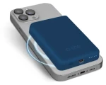 SBS Power Bank 5000 mAh modrá / Bezdrátová powerbanka / MagSafe / 10 W / USB-C