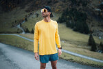 Běžecké tričko Compressport Performance LS Tshirt M - Ceylon Yellow Velikost textilu: XXL