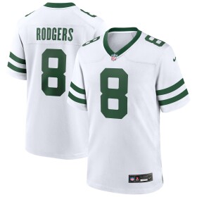 Nike Pánský dres New York Jets NFL Aaron Rodgers #8 Game - Bílá Velikost: 2XL