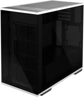 Silverstone SST-LD01B Lucid černá / M-ATX / 2xUSB 3.0 + 1xUSB-C / bez zdroje / průhledná bočnice (SST-LD01B)
