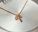 ELENYS Blush – pozlacený náhrdelník 18K žluté zlato Délka náhrdelníku: 40+5 cm / max. 45 cm
