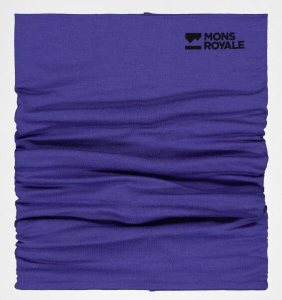 Merino nákrčník MONS ROYALE Double up blue dusk