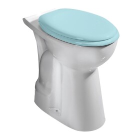 SAPHO - HANDICAP WC mísa kombi, zvýšený sedák, spodní odpad, 36,5x67,2cm, bílá BD305