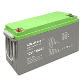 Qoltec Deep Cycle Gel Battery 53078 / Akumulátor / 12V / 150Ah (53078)