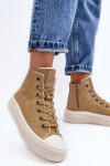 Dámské zateplené tenisky na zip Camel Big Star Velikost: 41