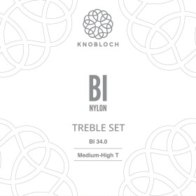 Knobloch BI Nylon Treble Set Medium-High Tension 34.0