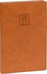 NOTIQUE Prestigio 2027 hnědý / Týdenní diář / 15 x 21 cm