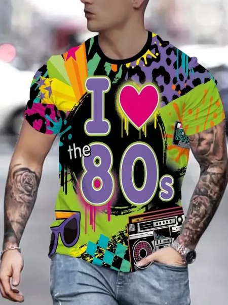 Dovoz Tričko 80. léta Velikost: XL