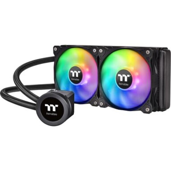 THERMALTAKE Floe Ultra 240 RGB černá / AIO vodní chladič CPU / 2x 120 mm / 2000 RPM @ 34.1 dB / 76.98 CFM (CL-W349-PL12SW-A)