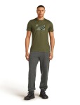 ICEBREAKER Mens 150 Tech Lite SS Tee Wild Pack, Loden velikost: M