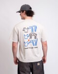 Tričko Dog Owners Club Woof laugh love Faded Bone