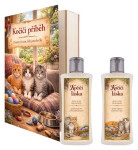 Kosmetická sada Kniha Kočičí příběh - 2x sprchový gel 250 ml
