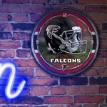Hodiny Atlanta Falcons NFL WinCraft Chrome