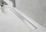 MEXEN - MGW Rošt pro žlab vypouštěcí 80 cm bílé sklo 1027080