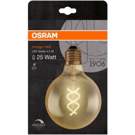 OSRAM 4058075270008 LED Energetická třída (EEK2021) G (A - G) E27 kulatý tvar 4 W = 28 W teplá bílá (Ø x d) 124 mm x 168 mm 1 ks