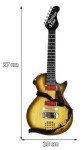 Mamido Dětská rocková elektrická kytara - dřevěná