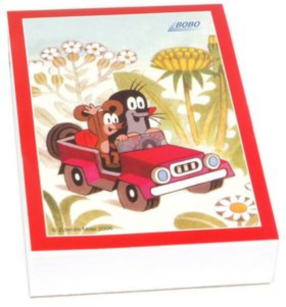 Poznámkový blok KRTEK A7, čistý, 200 listů