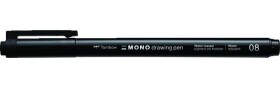 Tombow Fineliner MONO drawing pen - hrot 08 černá