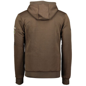 Geografické Norsko Gymclass DB 054 M WW2487H/GN-Brown mikina 2XL