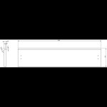 MEXEN/S - Orio koupelnová skříňka 90 cm s umyvadlem Vela, 2 zásuvky, grafit mat/bílá mat 91A10-09047-2-BFF66-W23M01