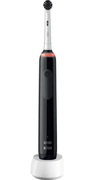 Oral-B Pro 3 3000 PureClean černá / Elektrický zubní kartáček / výdrž baterie 336 h / Li-ion / nabíječka (4210201365280)