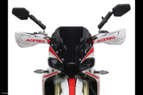 Kove 450 Rally Regular 23-26, 450 Rally Pro 23-26 Adventure Sports plexi štít Powerbronze 270x305mm - černá