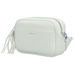 Stylová dámská koženková crossbody MaxFly Rozana, bílá