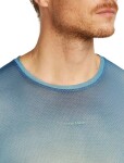 ICEBREAKER Mens Mer 75 Cool-Lite Feather SS Crewe AOP, Atlan/Flintblue/Seagl/Aop velikost: XL